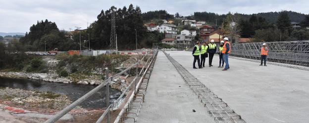 Las obras del nuevo puente Renero van incluso algo más adelantadas al calendario previsto. 