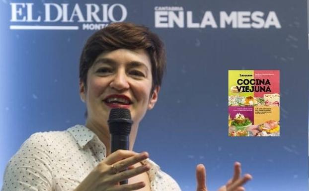 Ana Vega, en la conferencia que dio en El Diario Montañés. 