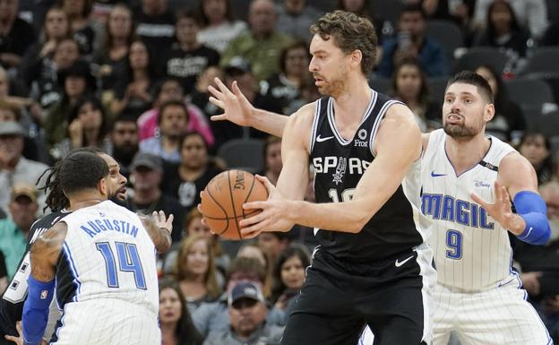 Pau Gasol, durante el partido. 