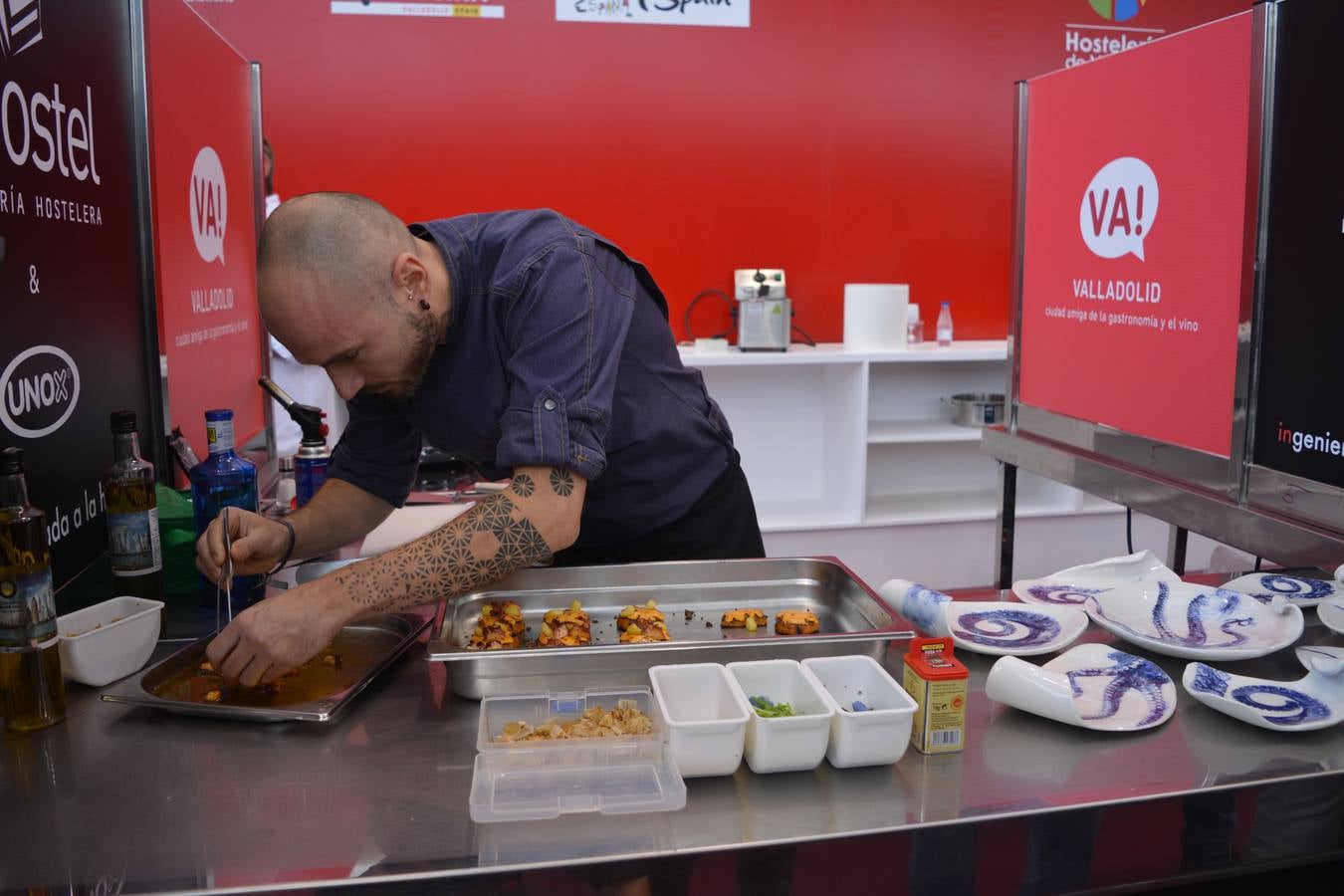 La ciudad castellana acoge el Campeonato Mundial de Tapas y el XIV Concurso Nacional, en el que participan los cocineros Francisco Cotera, del Balneario de Solares, y Nacho Pérez Malagón, de El Pericote de Tanos