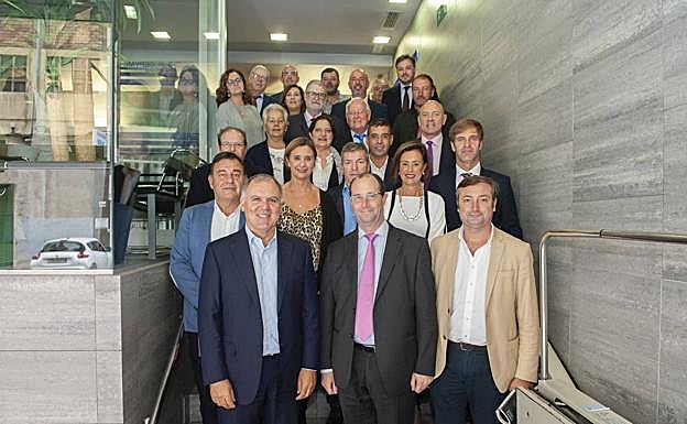 Vidal de la Peña, tras una reunión de la directiva de CEOE-Cepyme el pasado 19 de octubre.