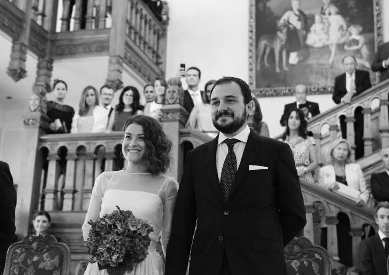 Lucía Sánchez y Pedro López se dieron el 'sí' en La Magdalena.