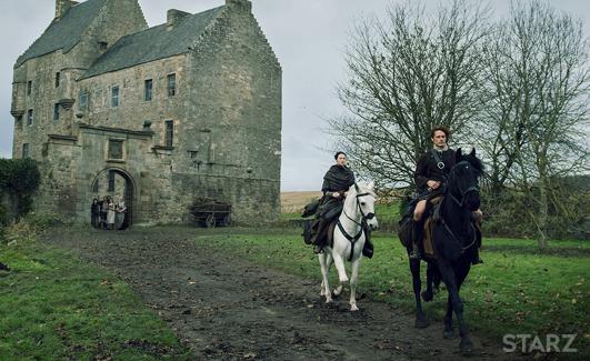 Las escenas de Lallybroch, el hogar de la familia Fraser, se rodaron en Midhope Castle.