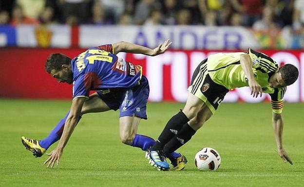 Imagen del partido Levante-Zaragoza de mayo de 2011. 