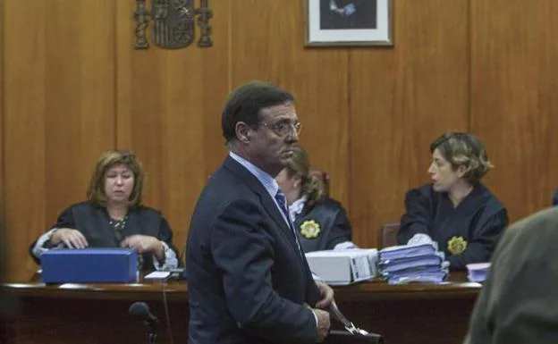 Imagen de archivo de Diego Higuera tras declarar en el juicio por la adjudicación sin licencia de obras de la 'casa de los gorilas