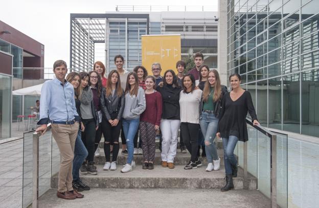 Los jóvenes visitaron el Centro Tecnológico CTC, en el PCTCan. :: maría gil lastra