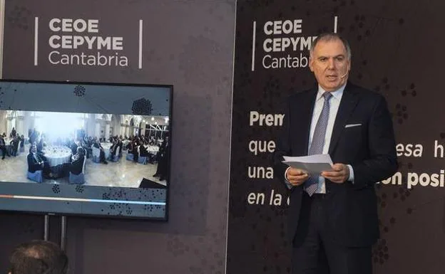 Acto celebrado anoche por el 40 aniversario de CEOE-Cepyme Cantabria.