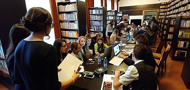 Durante siete días los representantes de los diferentes centros trabajaron juntos. 