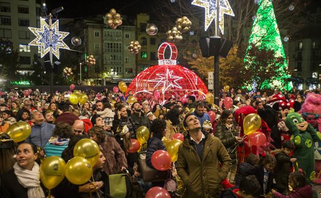 La Navidad llega al centro de Santander