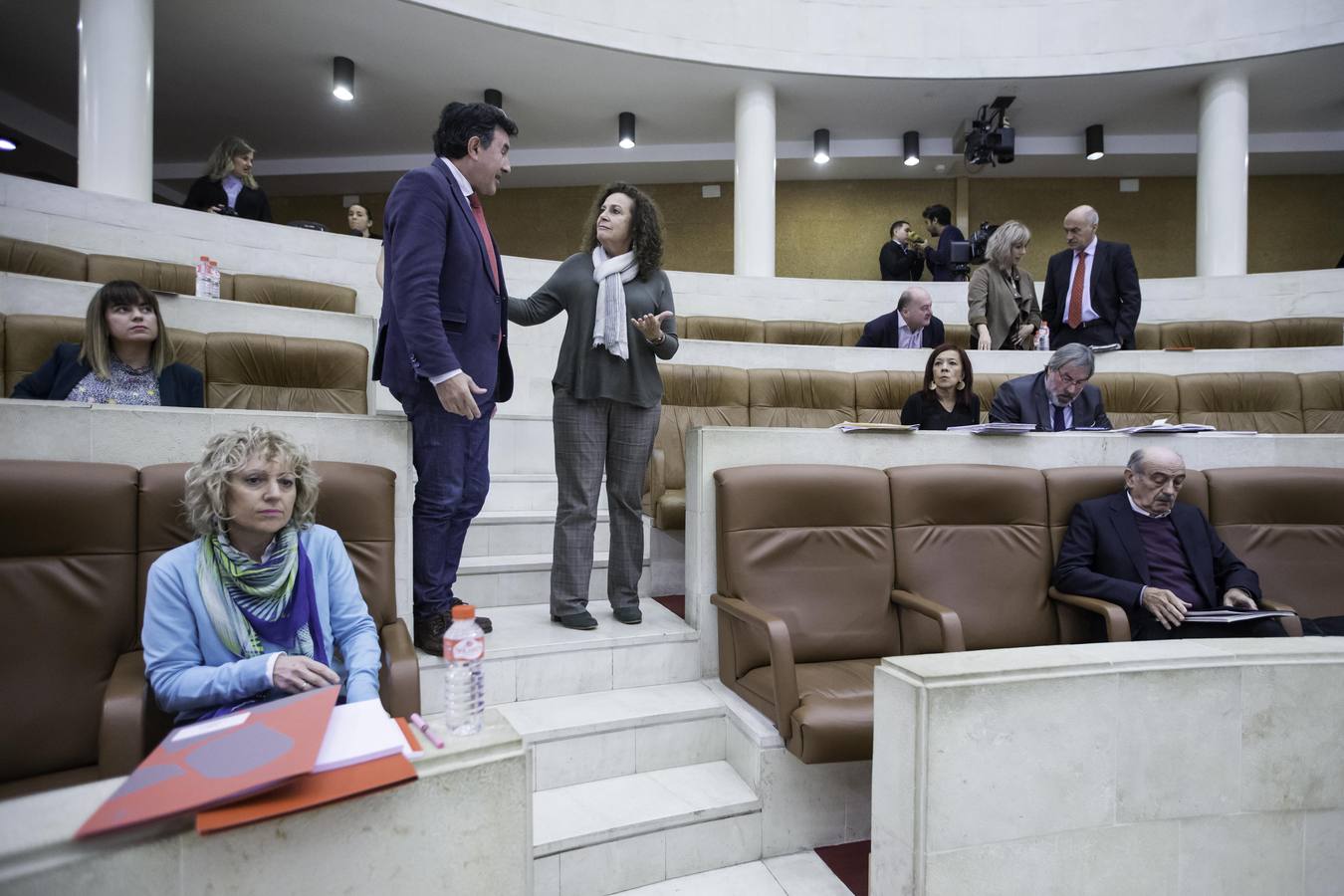 Fotos: Pleno del Parlamento de Cantabria para debatir el proyecto de Ley de derechos de las personas con discapacidad