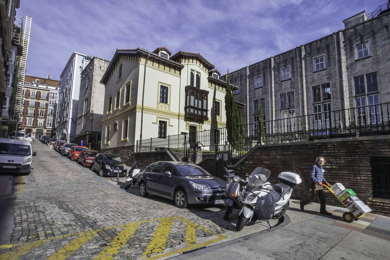 Fotos: La calle Gravina será la futura antesala de entrada a la Biblioteca y al Museo