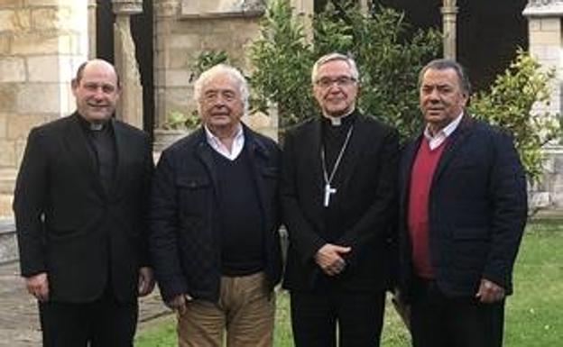 De izquierda a derecha, Alejandro Benavente, Antonio Romero, Manuel Sánchez Monge y Rafael Ruiz. 