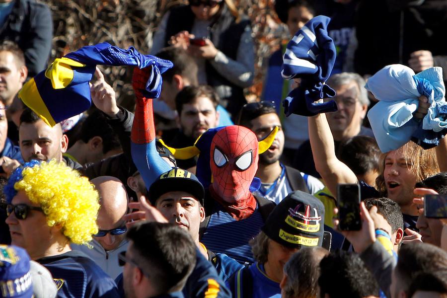 Fotos: River-Boca: pasión en las calles de Madrid