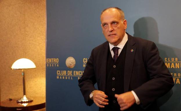 Javier Tebas, presidente de LaLiga. 