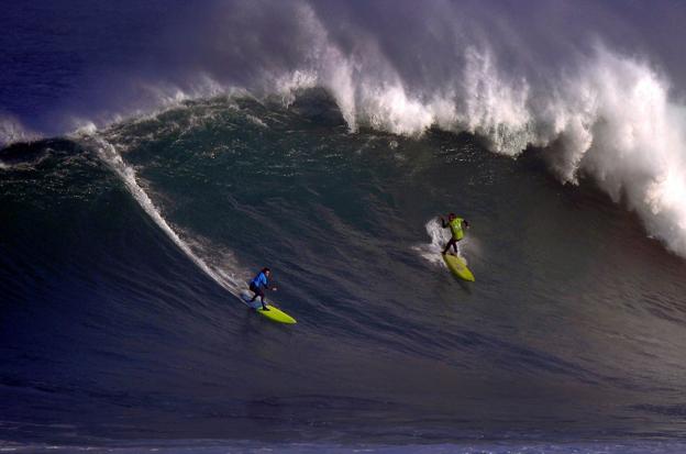 Dos 'riders', durante la edición de 2016 en El Bocal