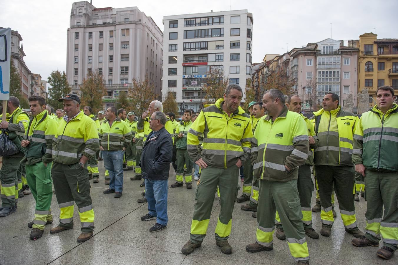 Fotos: Nueva protesta de los trabajadores de Parques y Jardines de Santander