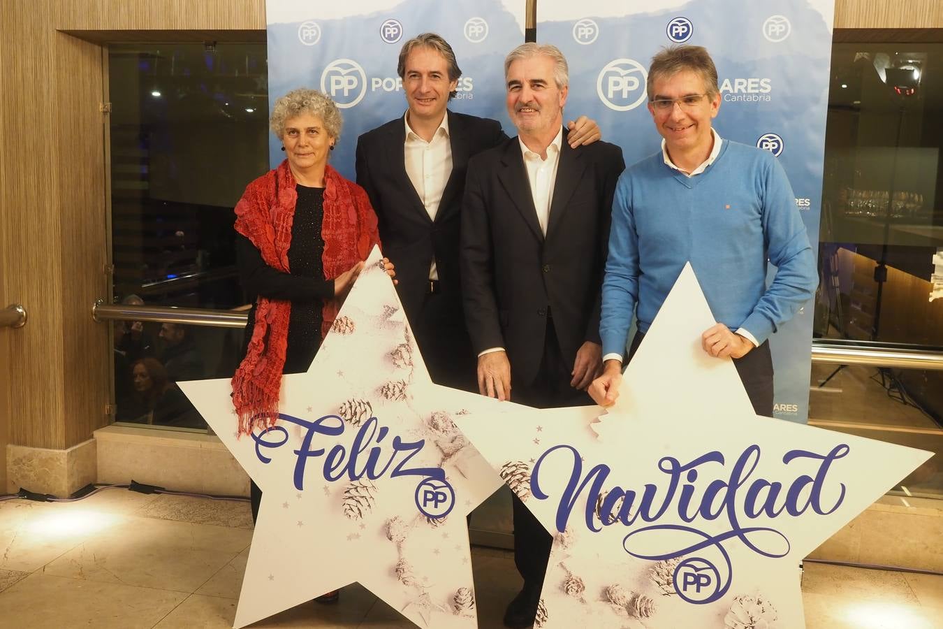 Carmen Marina, Íñigo de la Serna, José Joaquín Martínez Sieso y César Díaz.