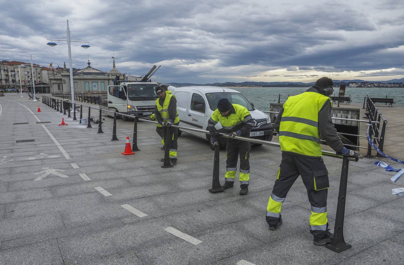 Fotos: Cierran el Muelle de Maura por riesgo estructural