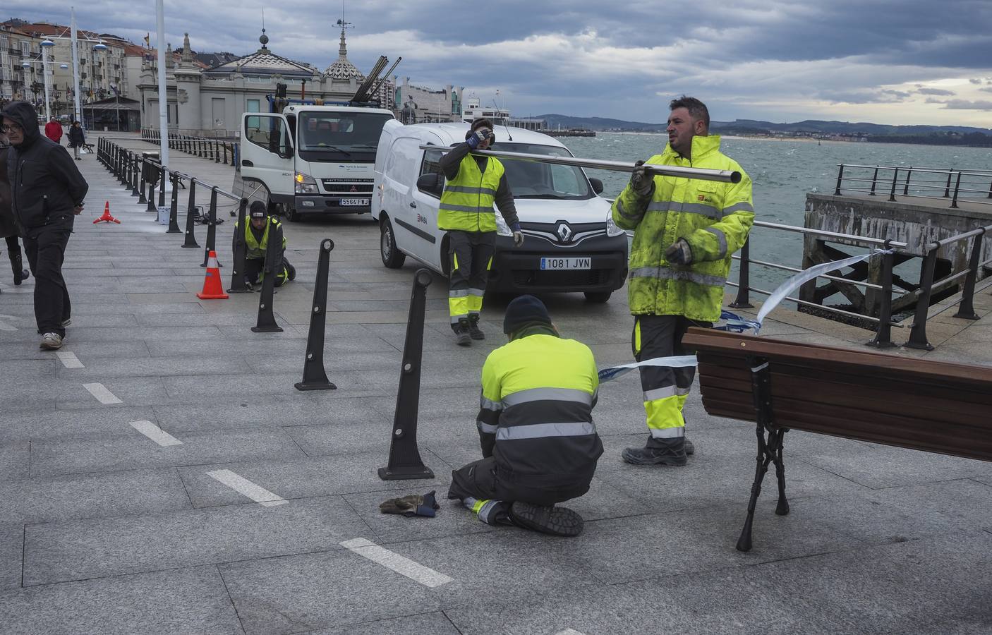 Fotos: Cierran el Muelle de Maura por riesgo estructural