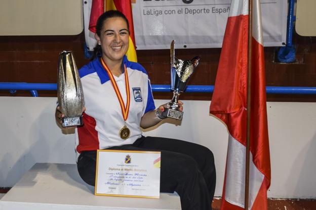 Judit Bueno, campeona de España. :: Sane