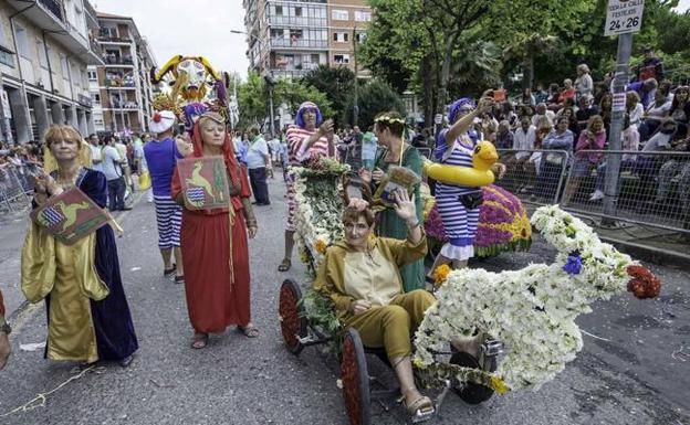 Celebración de la pasada edición de la Batalla de Flores.