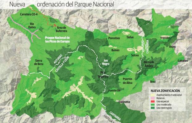 La nueva planificación de Picos. 