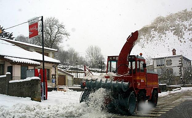 Imagen de archivo de la zona del Escudo durante el invierno 