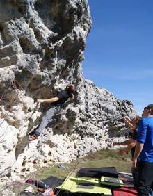 Imagen secundaria 2 - Escalando en Las Tuerces.