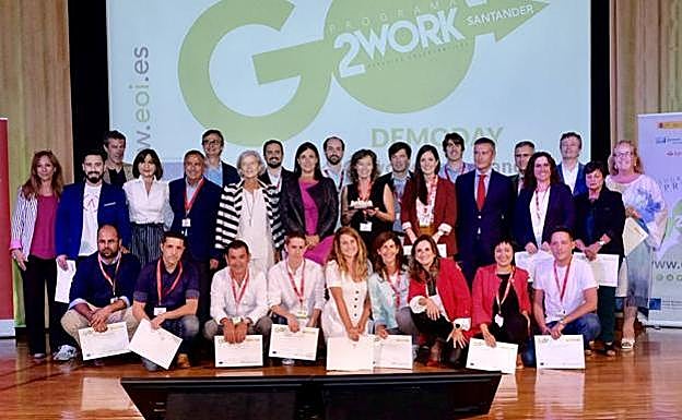 Participantes de la tercera y última edición del programa Coworking Santander. 