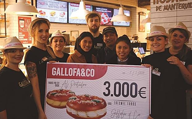 La Gallofa entrega un premio de 3.000 euros en su establecimiento de Isabel II