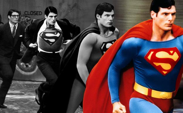 Galería. Algunas fotografías históricas del personaje que encumbró a la fama al actor Christopher Reeve.