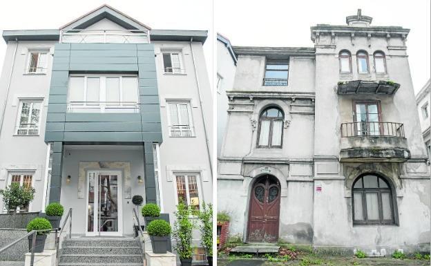 Villa Ángeles era propiedad de Cesine desde hace veinticinco años. Fue su primera sede, después una guardería infantil y, por fin, una residencia estudiantil (izquierda) | El Chalé José ha sido adquirido a la familia Mazón (la de las autoescuelas) y en los próximos meses será reformado en su integridad. (Derecha) 