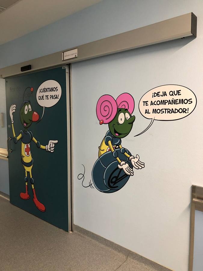 Fotos: Valde y Cilla serán las mascotas del hospital