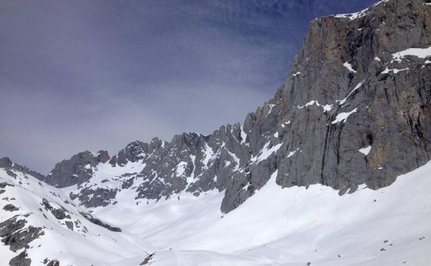 Vista del Parque Nacional de Picos de Europa. 