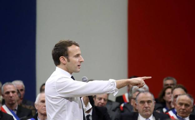 El presidente de Francia, Enmanuel Macron.
