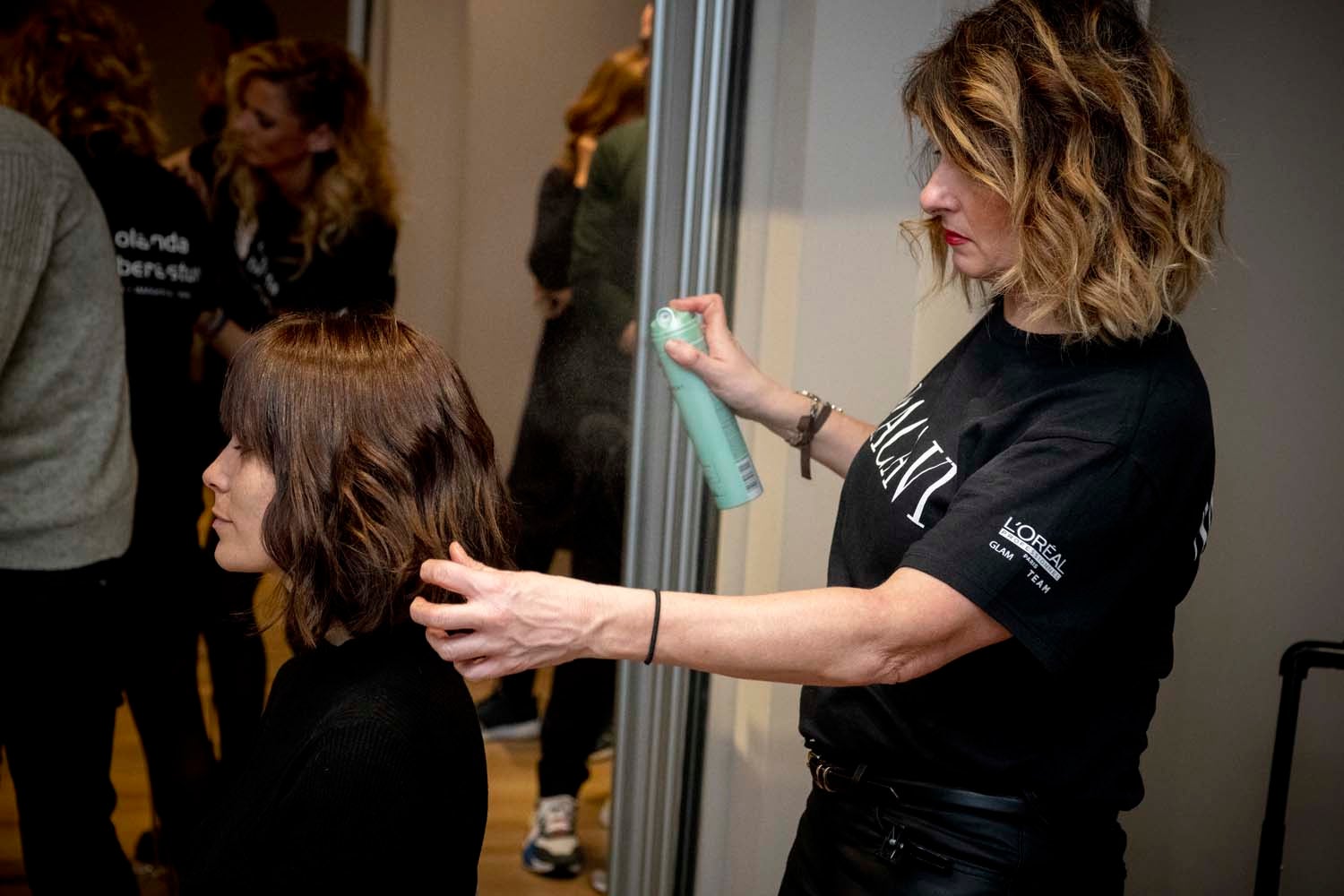 El cabello más natural, sin perder la personalidad de las estrellas de nuestro cine, fue el objetivo de los estilistas cántabros.