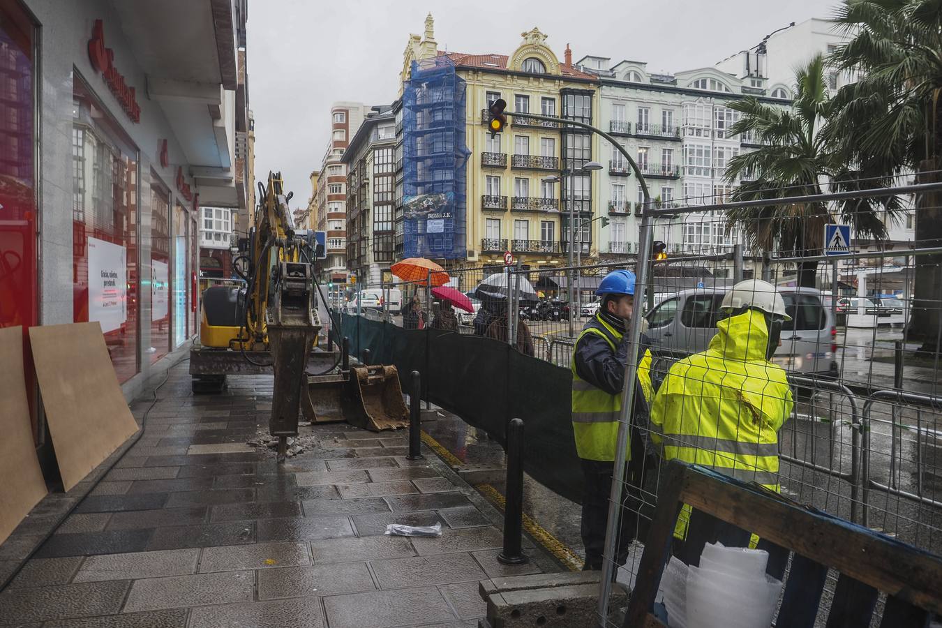 Fotos: Iniciadas las obras en la calle Isabel II