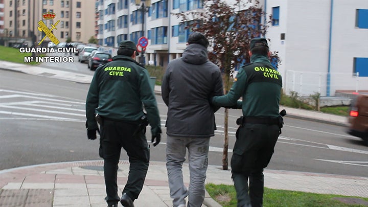 Momento de una de las detenciones.