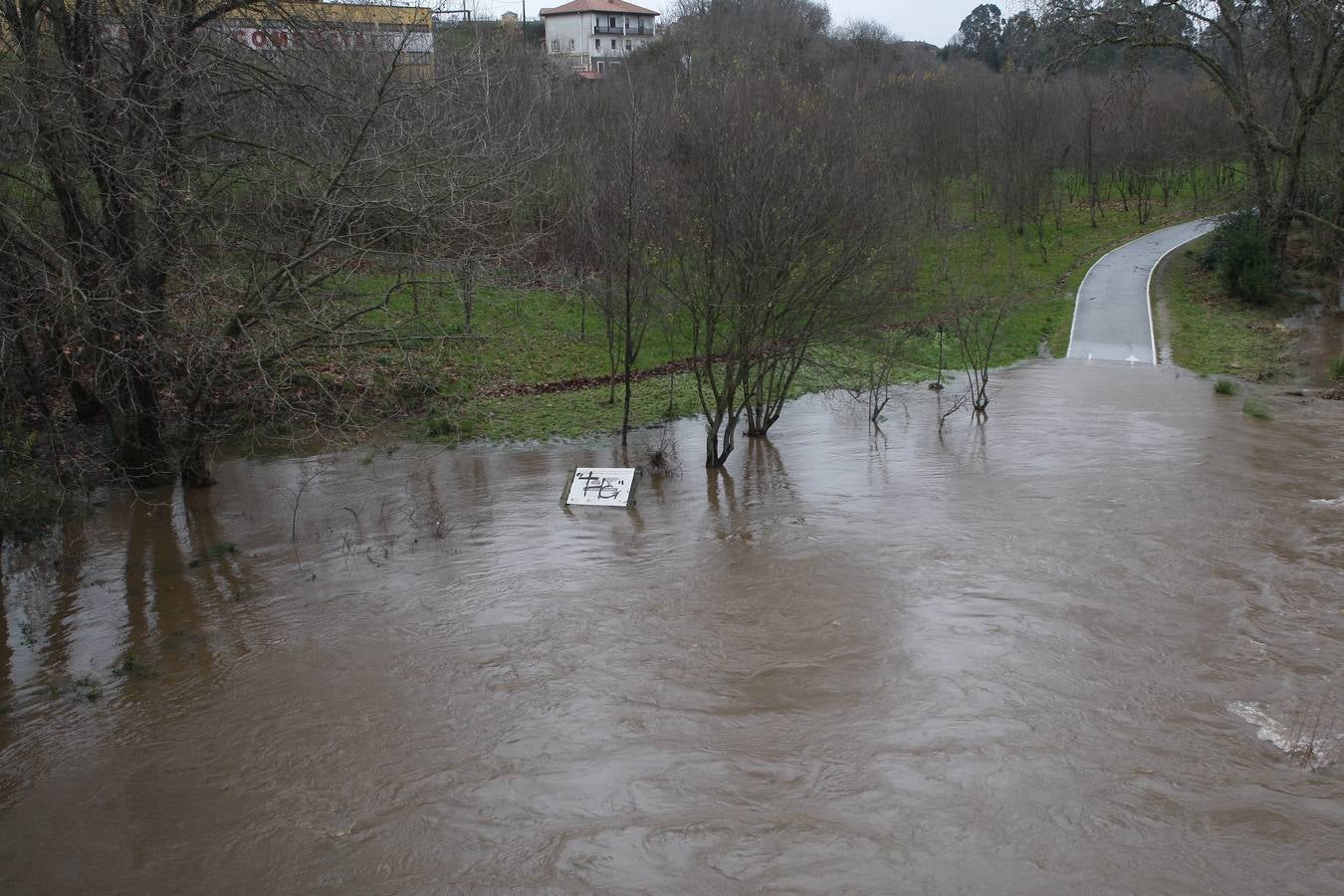 Fotos: Los ríos Besaya y Pas, desbordados