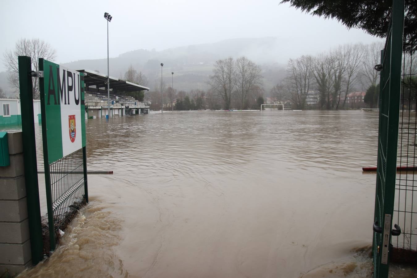 Imágenes de las inundaciones en las zonas de Ampuero y Soba