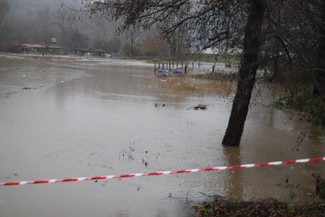 Imágenes de las inundaciones en las zonas de Ampuero y Soba