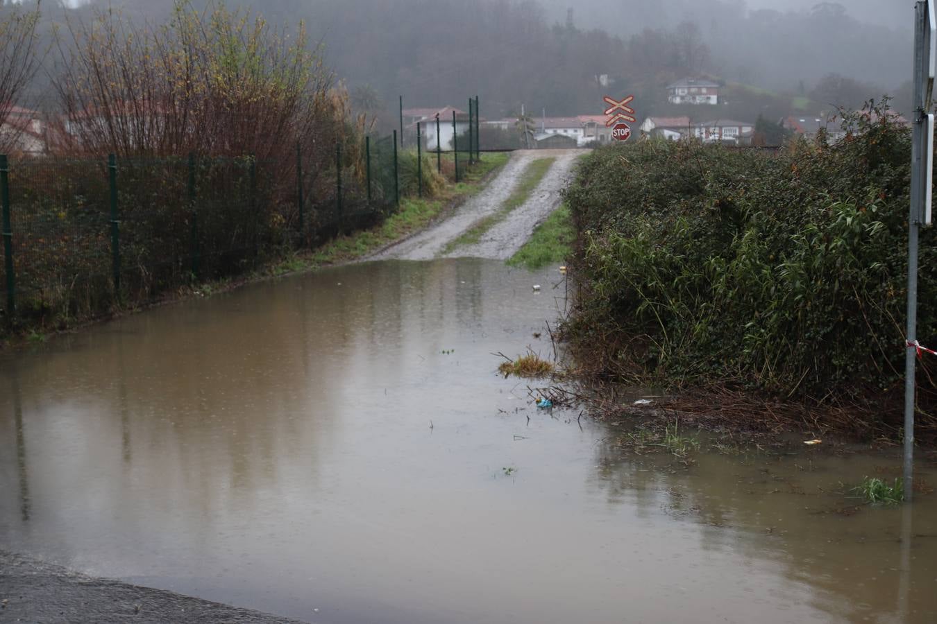 Imágenes de las inundaciones en las zonas de Ampuero y Soba