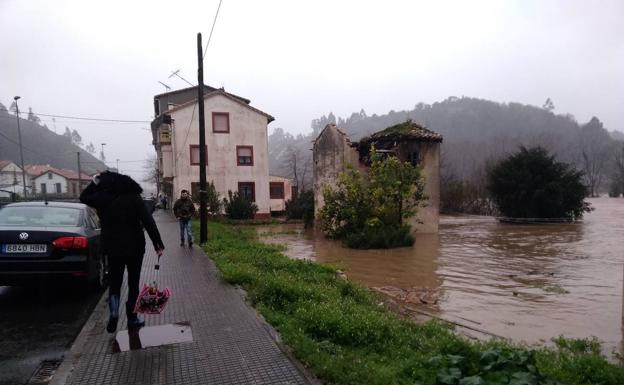 Imagen. Inundaciones en Molleda