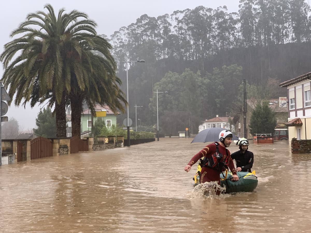 Fotos: Las inundaciones en los municipios de Mazcuerras y Cabezón de la Sal