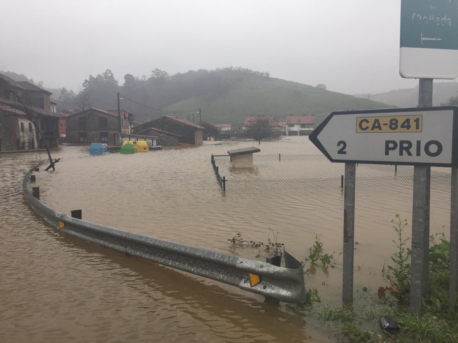 Fotos: Imágenes de las inundaciones en Molleda