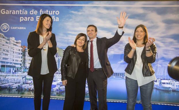 Acto de presentación de candidaturas en Santander