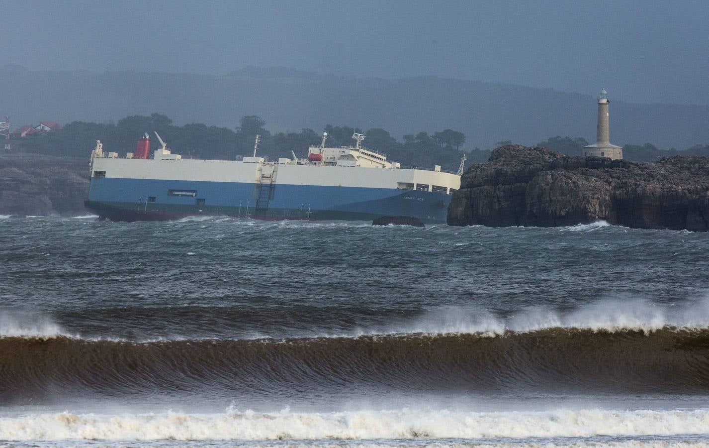 Fotos: La borrasca &#039;Gabriel&#039; deja viento y lluvia en Cantabria