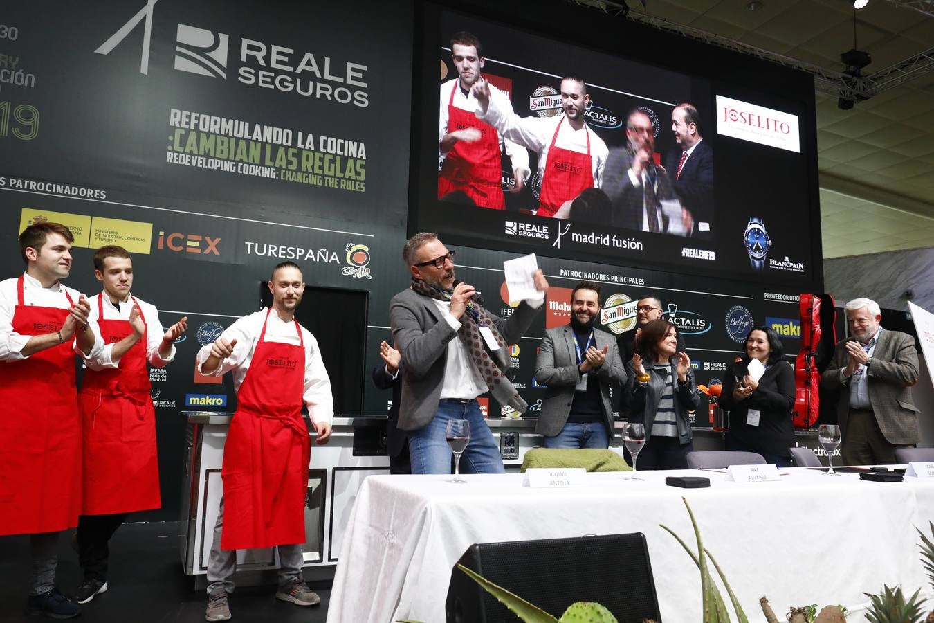 El cántabro Carlos Arias, del restaurante Emma de Suances, disputó el campeonato de la mejor croqueta del mundo que se fue para un restaurante de Toledo