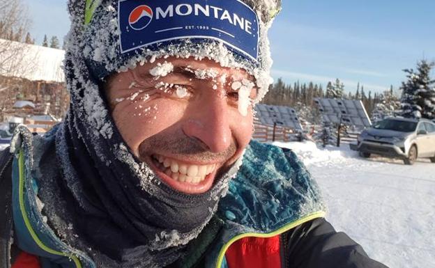 Criado, durante la Yukon Arctic Ultra, en Canadá. 