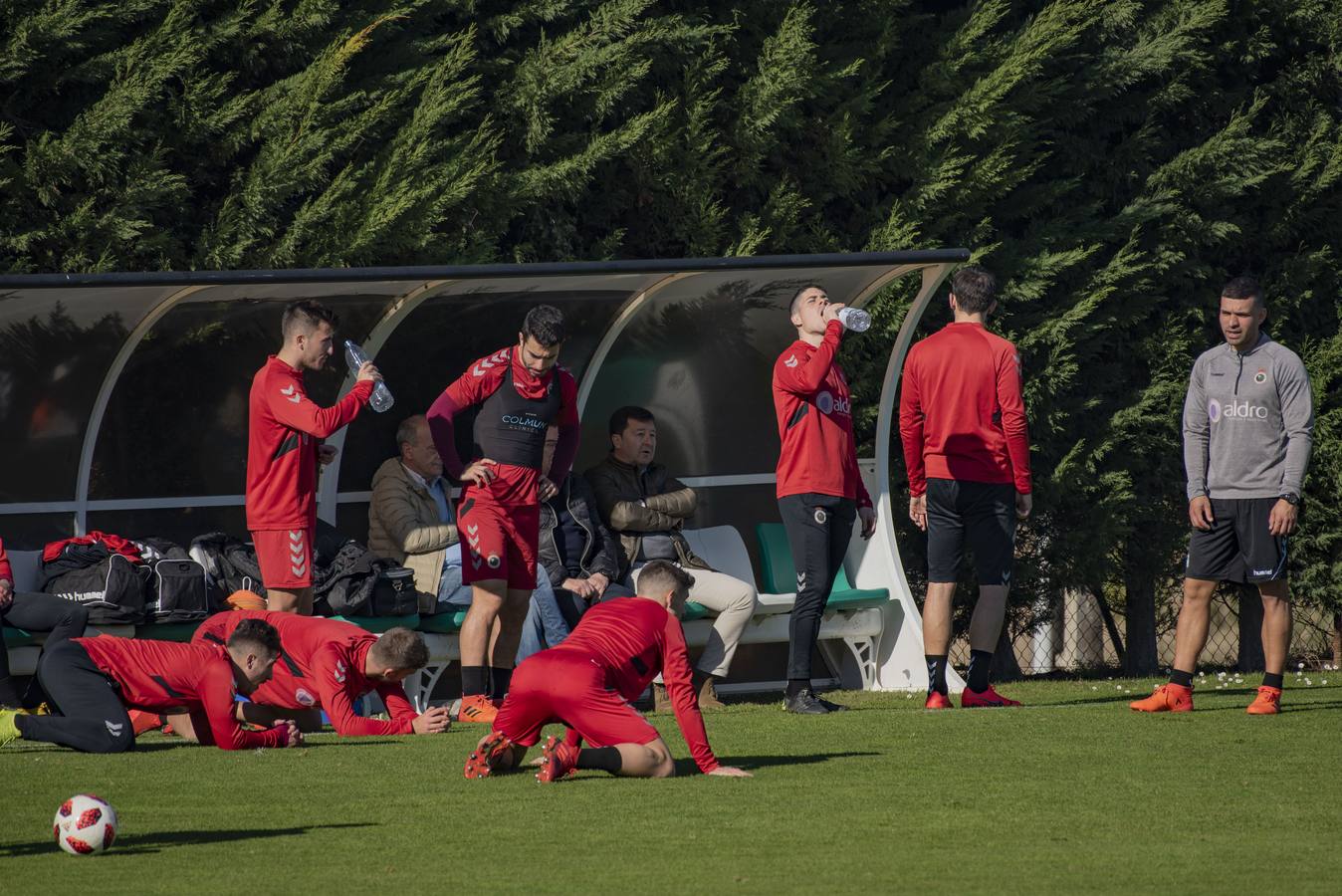 Fotos: El Racing prepara su enfrentamiento ante la Cultural de Durango